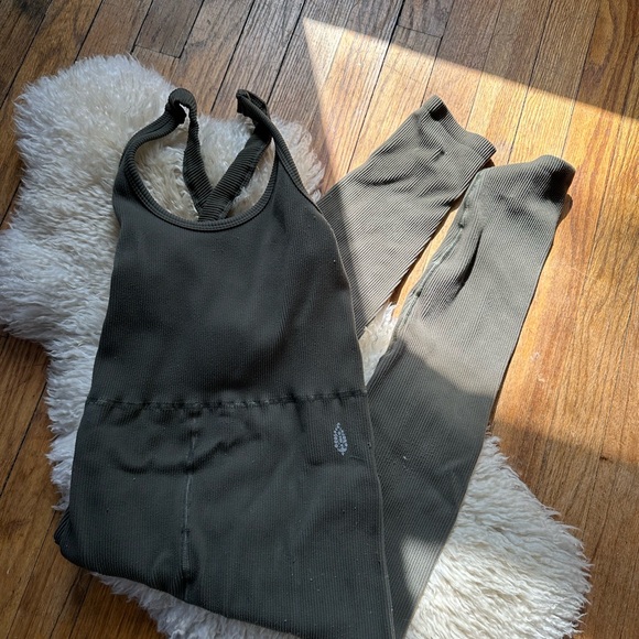 FP Movement by Free People Pants - FP movement Green Jumpsuit